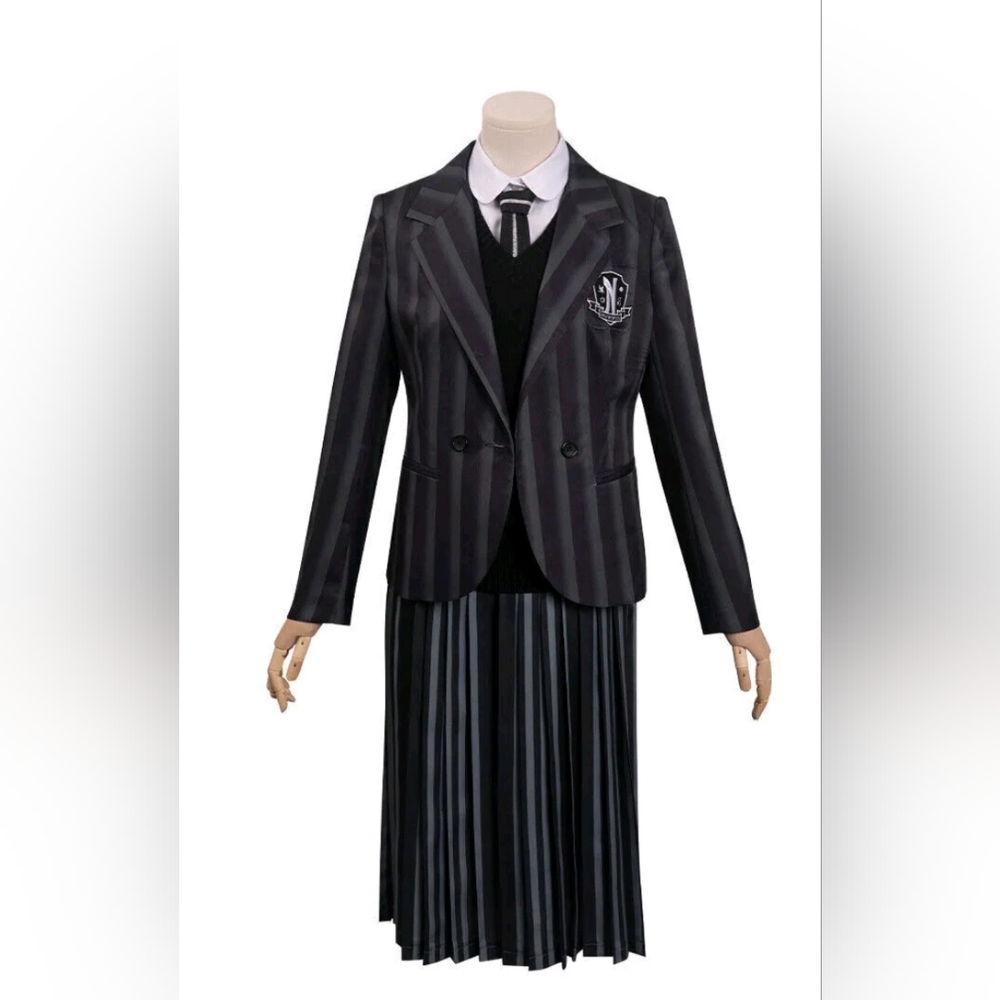 Wednesday Addams Netflix Nevermore Uniform Cosplay